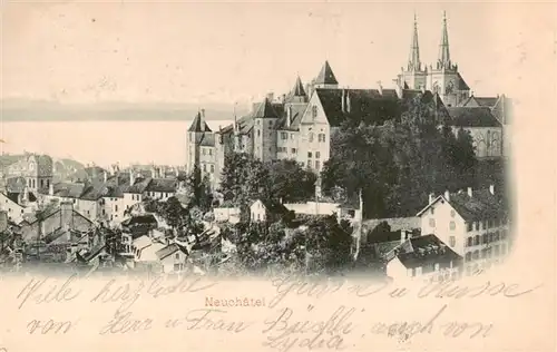 AK / Ansichtskarte  Neuchatel_NE Schloss