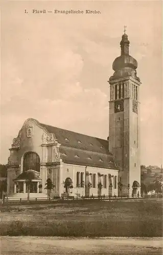 AK / Ansichtskarte  Flawil_SG Ev Kirche