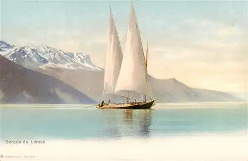 AK / Ansichtskarte  Lac_Leman_Genfersee_GE Barque du Leman