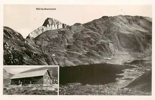 AK / Ansichtskarte  Muertschenstock_2441m_GL Murgsee Berghuette
