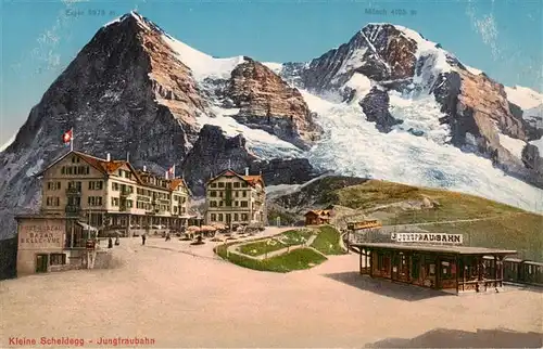 AK / Ansichtskarte  Kleine_Scheidegg_Interlaken_BE Jungfraubahn