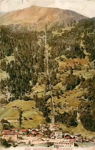 AK / Ansichtskarte  Lauterbrunnen_BE Muerrenbahn