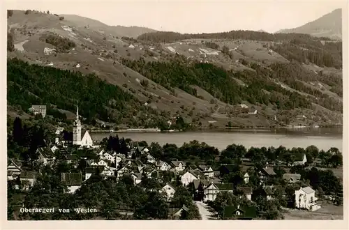 AK / Ansichtskarte  Oberaegeri_Ober-Aegeri_ZG Panorama