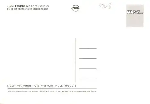AK / Ansichtskarte  Steisslingen Panorama Ortspartie