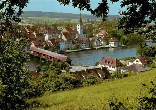 AK / Ansichtskarte  Diessenhofen_TG Blick vom Gailinger Hang auf Hochrhein