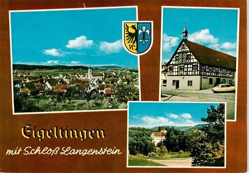 AK / Ansichtskarte 73926682 Eigeltingen Panorama Fachwerkhaus Schloss Langenstein