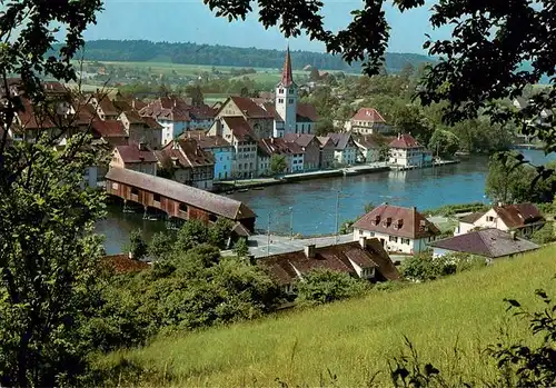 AK / Ansichtskarte  Diessenhofen_TG Blick vom Gailinger Hang auf den Hochrhein