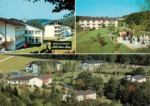 AK / Ansichtskarte 73926698 Gailingen_Singen_BW Kliniken Dr Schmieder Auf dem Berg Gartenschach Panorama