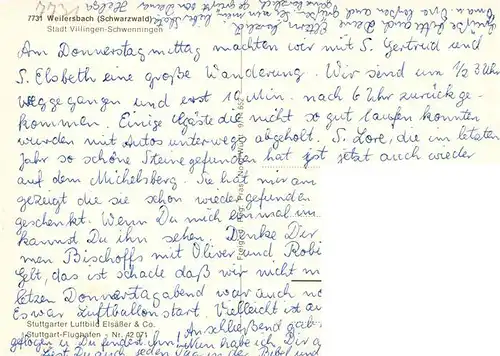 AK / Ansichtskarte  Weilersbach_Villingen-Schwenningen Fliegeraufnahme