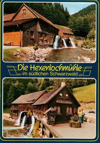 AK / Ansichtskarte 73926768 Furtwangen Die Hexenlochmuehle 