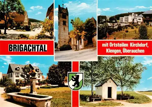 AK / Ansichtskarte  Brigachtal Ortspartien Kirche Brunnen Kirchdorf Klengen ueberauchen