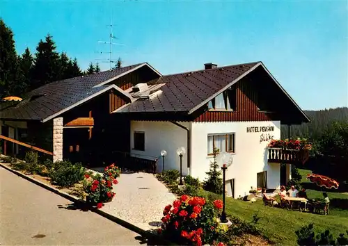 AK / Ansichtskarte  Schoenwald_Schwarzwald Hotel Pension Silke mit Gaestehaus