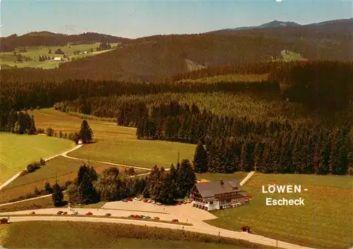 AK / Ansichtskarte  Schoenwald_Schwarzwald Gasthof Pension Loewen Escheck 