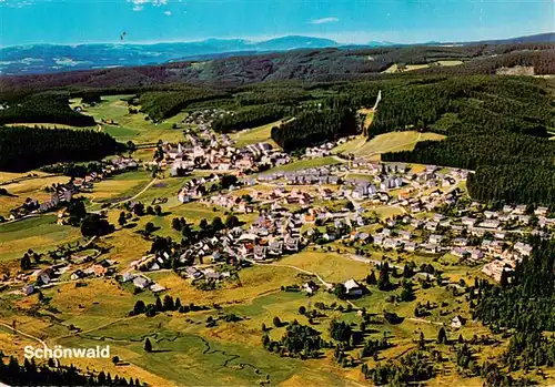 AK / Ansichtskarte  Schoenwald_Schwarzwald Fliegeraufnahme