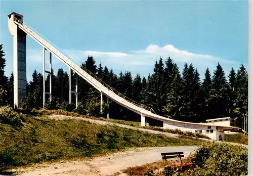 AK / Ansichtskarte  Schoenwald_Schwarzwald Sprungschanze des Skiclubs Schoenwald