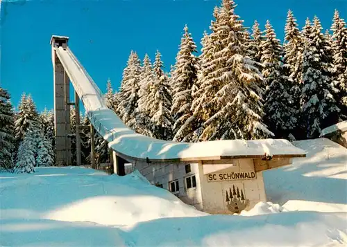 AK / Ansichtskarte  Schoenwald_Schwarzwald Sprungschanze