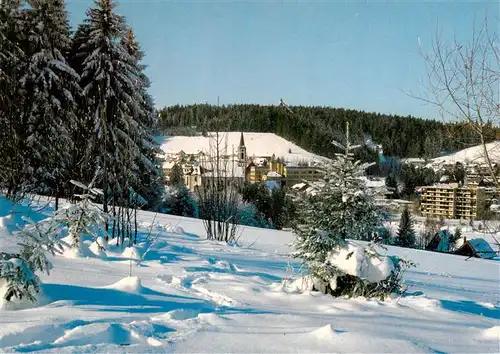 AK / Ansichtskarte 73926927 Schoenwald_Schwarzwald Winterpanorama