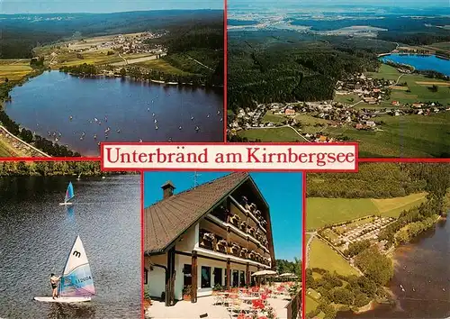 AK / Ansichtskarte 73926977 Unterbraend_Braeunlingen_BW am Kirnbergsee Fliegeraufnahmen Schwarzwald Gasthof Sternen Post