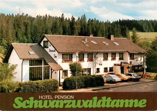 AK / Ansichtskarte 73927008 Schoenwald_Schwarzwald Hotel Pension Schwarzwaldtanne