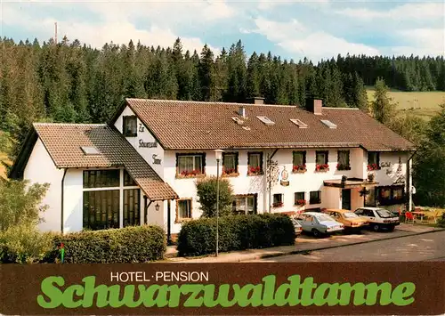 AK / Ansichtskarte  Schoenwald_Schwarzwald Hotel Pension Schwarzwaldtanne