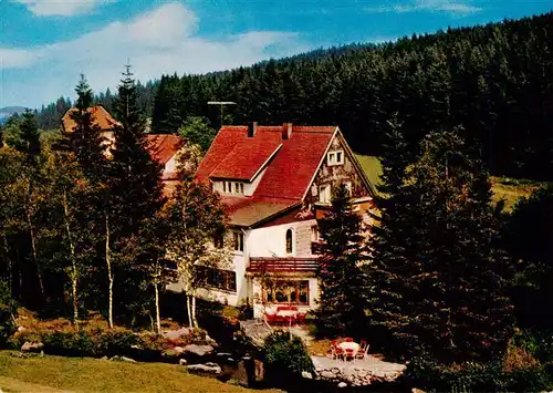 AK / Ansichtskarte 73927029 Schoenwald_Schwarzwald Inselklause Gaststaette Pension