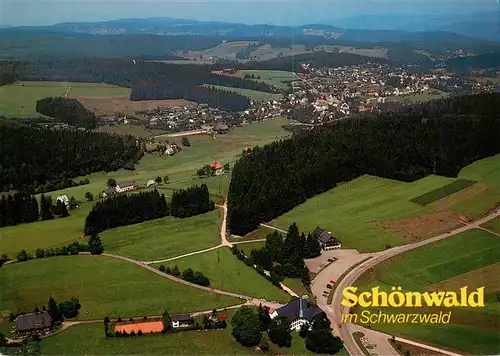 AK / Ansichtskarte  Schoenwald_Schwarzwald Heilklimatischer Kurort Wintersportplatz