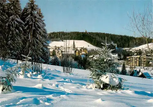 AK / Ansichtskarte  Schoenwald_Schwarzwald Panorama Wintersportplatz