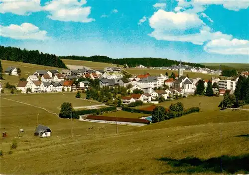 AK / Ansichtskarte 73927043 Schoenwald_Schwarzwald Panorama Heilklimatischer Kurort und Wintersportplatz