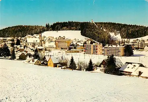 AK / Ansichtskarte 73927046 Schoenwald_Schwarzwald Panorama Heilklimatischer Kurort und Wintersportplatz