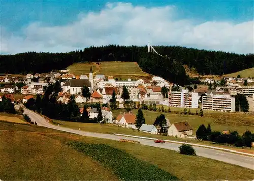 AK / Ansichtskarte 73927050 Schoenwald_Schwarzwald Panorama Heilklimatischer Kurort und Wintersportplatz