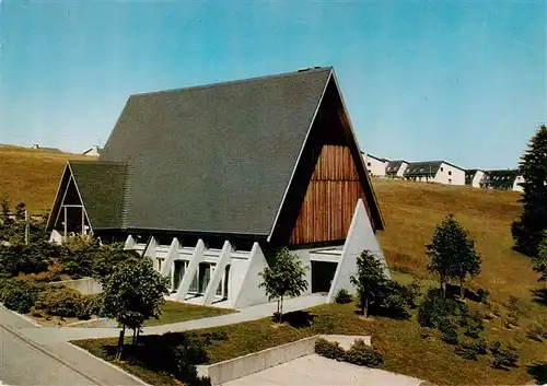 AK / Ansichtskarte 73927073 Schoenwald_Schwarzwald Evangelische Kirche