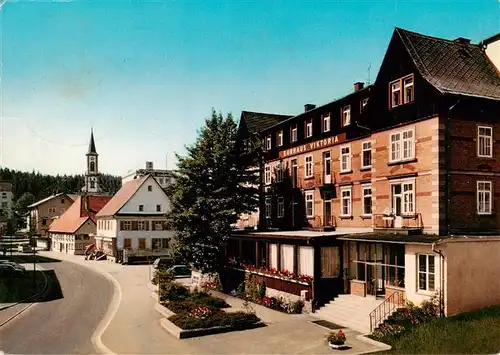 AK / Ansichtskarte  Schoenwald_Schwarzwald Erholungsheim Kurhaus Viktoria mit Gaestehaus