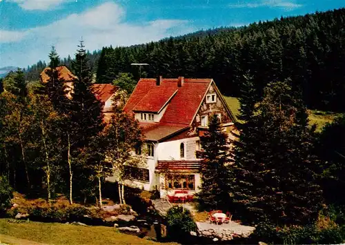 AK / Ansichtskarte 73927084 Schoenwald_Schwarzwald Inselklause Gasthaus Restaurant
