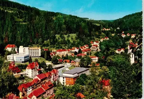 AK / Ansichtskarte  Triberg Panorama mit Hotel Badener Hof und Kurhaus