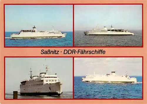 AK / Ansichtskarte 73927109 Faehre_Ferry_Bac_Traghetto Sassnitz  Ruegen DDR 