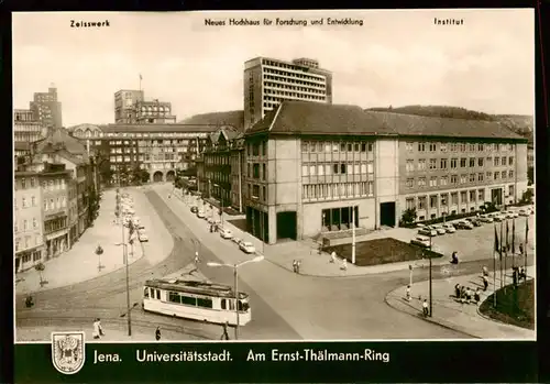 AK / Ansichtskarte  Strassenbahn_Tramway-- Jena Universitaetsstadt 