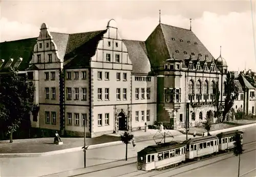 AK / Ansichtskarte  Strassenbahn_Tramway-- Magdeburg 