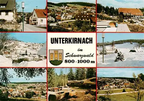 AK / Ansichtskarte 73927152 Unterkirnach Orts und Teilansichten Brunnen Panorama