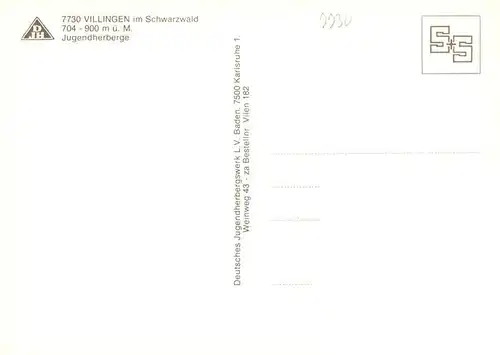 AK / Ansichtskarte  Villingen_-Schwenningen Muehle Jugendherberge Gastraum Kurpark Schwimmbad Schwarzwaldmuehle