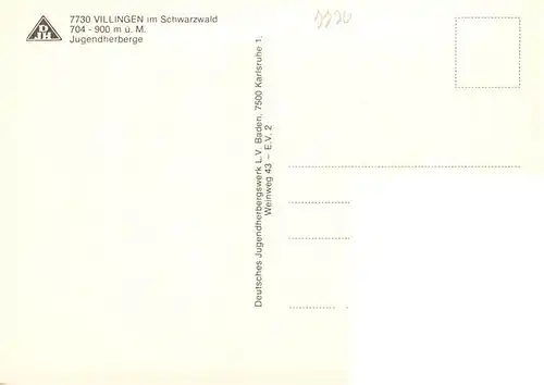 AK / Ansichtskarte 73927196 Villingen_-Schwenningen Jugendherberge