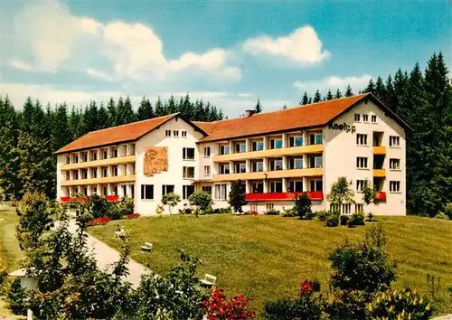 AK / Ansichtskarte 73927208 Villingen_-Schwenningen Kur und Kneipp-Sanatorium am Germanswald Haus Zeidler Fliegeraufnahme