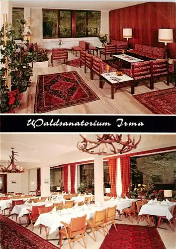 AK / Ansichtskarte  Bad_Duerrheim Waldsanatorium Irma Gastraeume