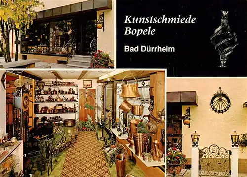AK / Ansichtskarte 73927308 Bad_Duerrheim Kunstschmiede Bopele Ausstellungsraeume