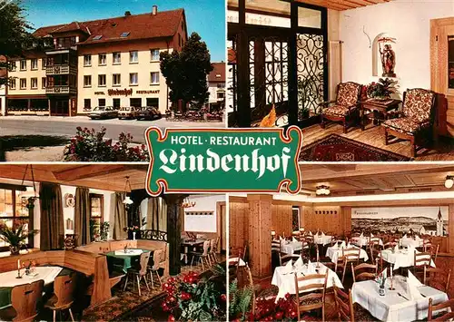 AK / Ansichtskarte  Braeunlingen Hotel Restaurant Lindenhof Gastraeume