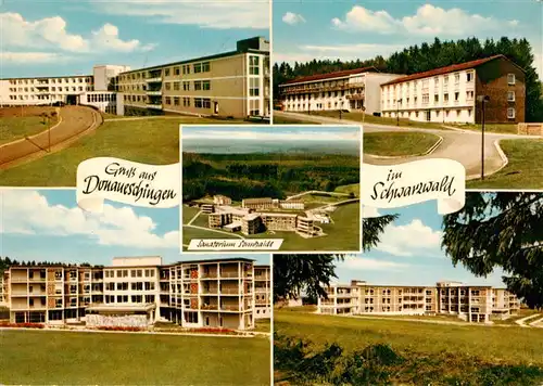 AK / Ansichtskarte 73927394 Donaueschingen Sanatorium Sonnhalde Luftbild