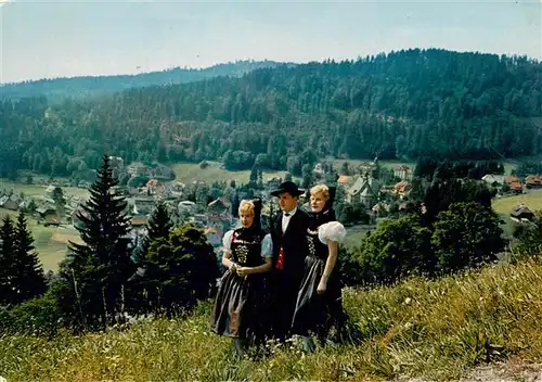 AK / Ansichtskarte  Todtmoos Panorama Trachten