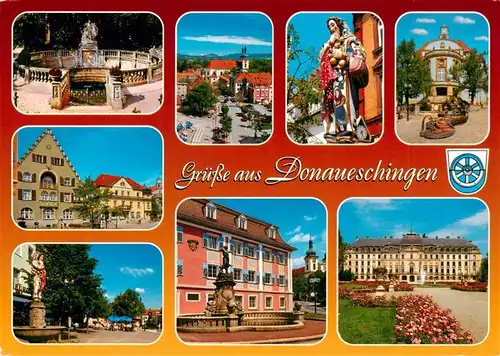 AK / Ansichtskarte 73927484 Donaueschingen Stadtmotive Schloss Brunnen Donauquelle