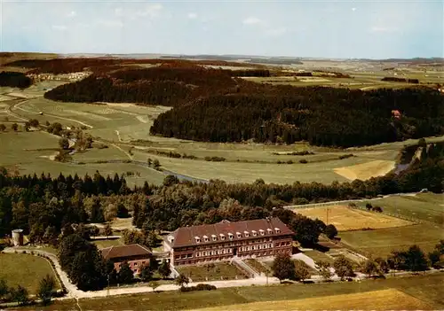 AK / Ansichtskarte  Donaueschingen Karlsruher Kindersolbad Fliegeraufnahme