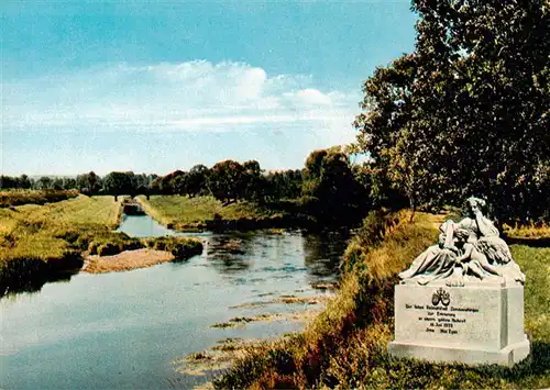 AK / Ansichtskarte  Donaueschingen Alte Donauquellgruppe am Zusammenfluss von Brigach und Breg