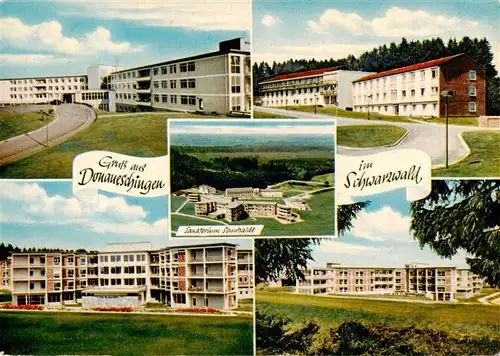 AK / Ansichtskarte 73927506 Donaueschingen Sanatorium Sonnhalde Fliegeraufnahme